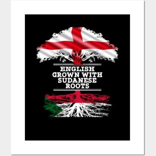 English Grown With Sudanese Roots - Gift for Sudanese With Roots From Sudan Posters and Art